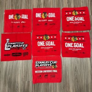 Chicago Blackhawks Authentic Red Playoff Rally Towels Set